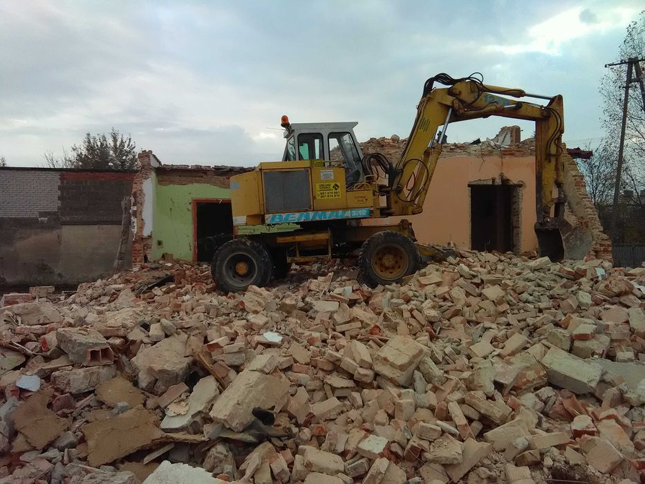 Usługi sprzętem budowlanym