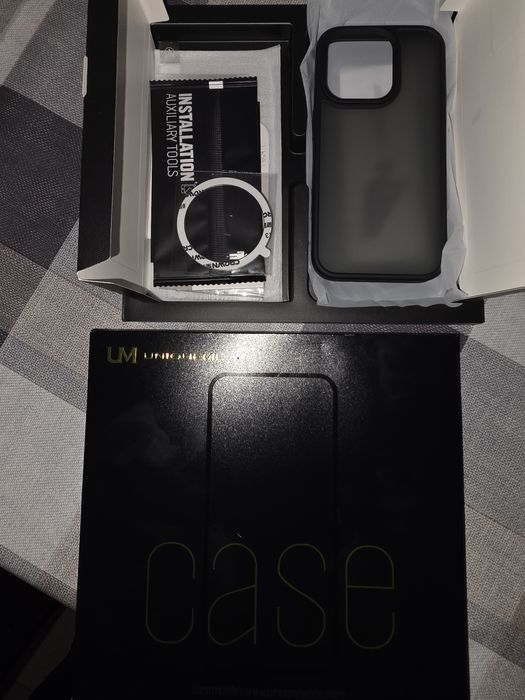 Conjunto capa iphone 15 pro