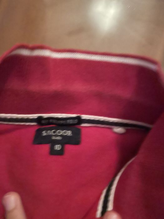 Polo vermelho da Sacoor