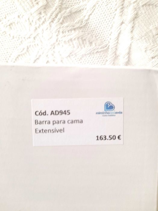 Barra cama extensível NOVO!