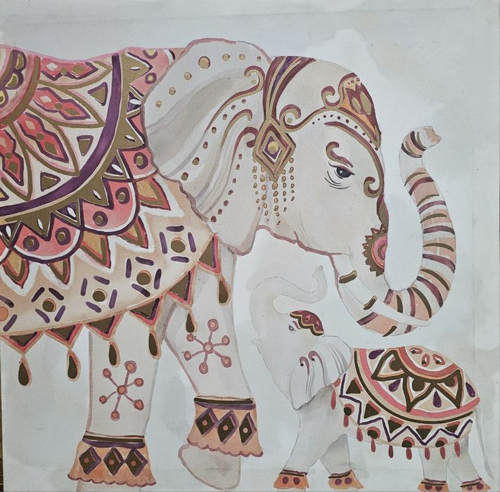 Картина Слони 40х40 см