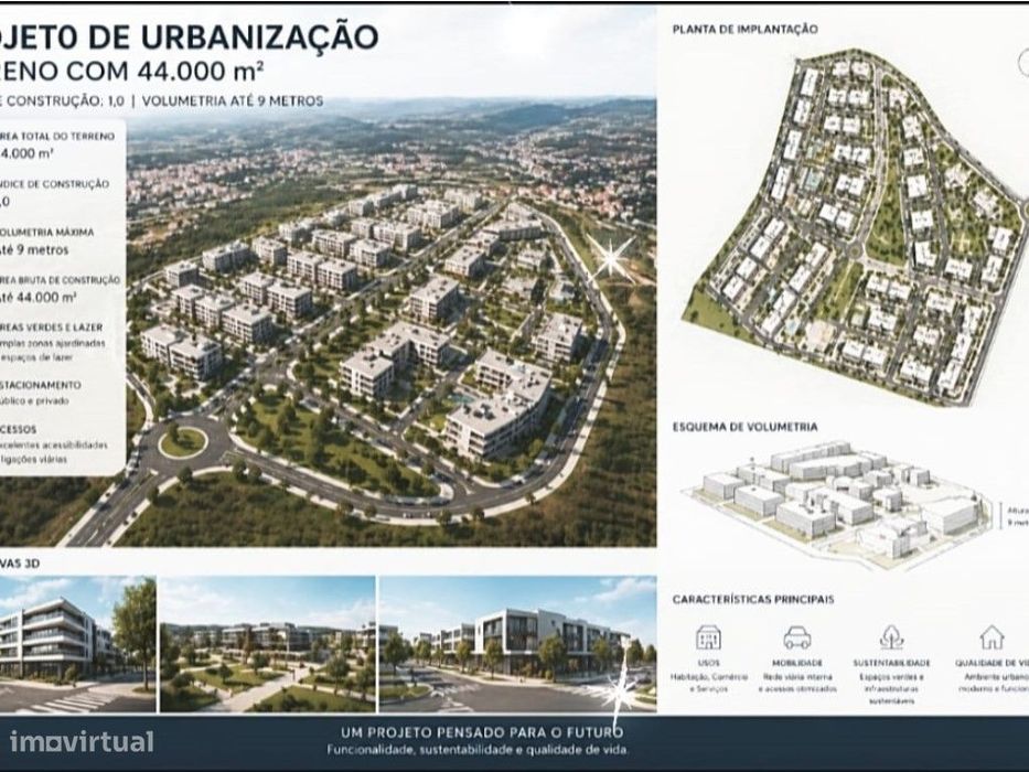 Terreno Disponível para Habitação ou Industria