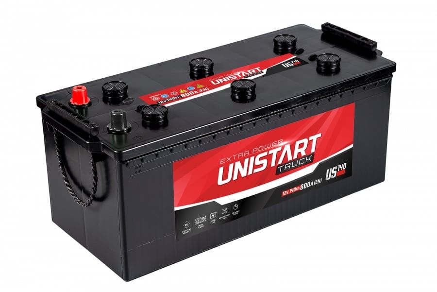 Akumulator Unistart 12V140AH800A produkcja Jenox Polska