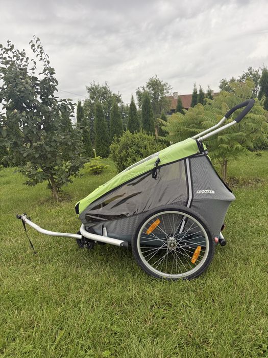 Przyczepa rowerowa dwuosobowa CROOSER kids for 2