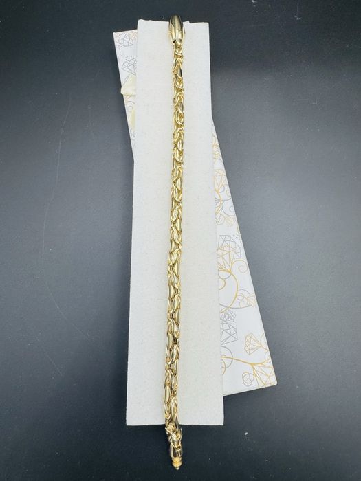 Nowa zlota bransoletka proba 585 waga 24,53g