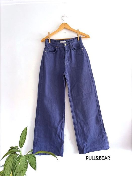 Calças Hiper Largas Pull&Bear  Novas- New Pull&Bear Hyper Wide Pants