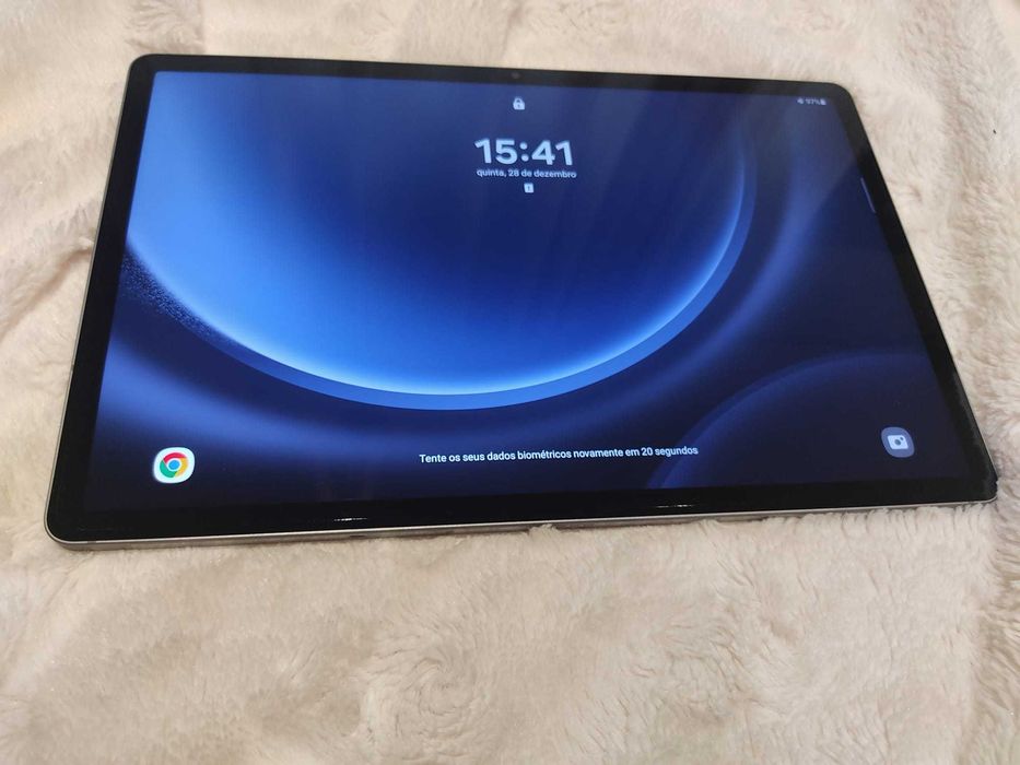 Samsung Tab S9 FE+ WIFI 128GR com película, caneta e capa teclado