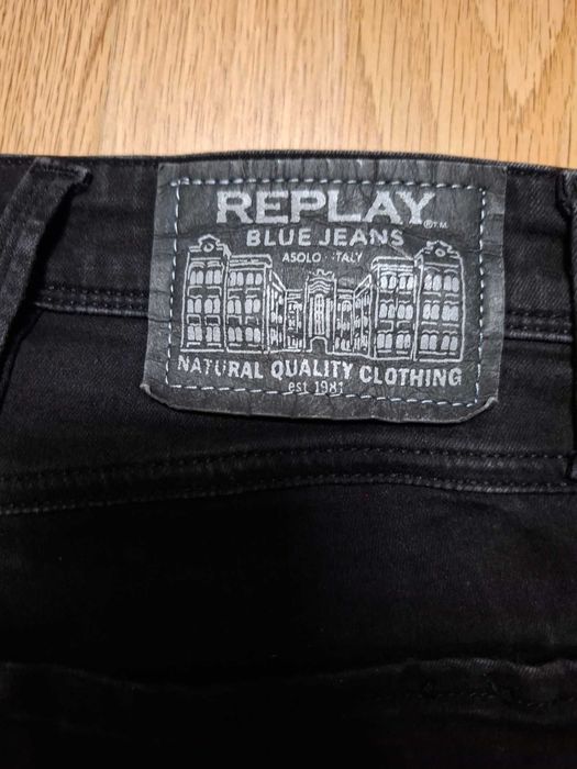 Męskie spodnie jeansowe Replay Anbass Slim Fit - W34
