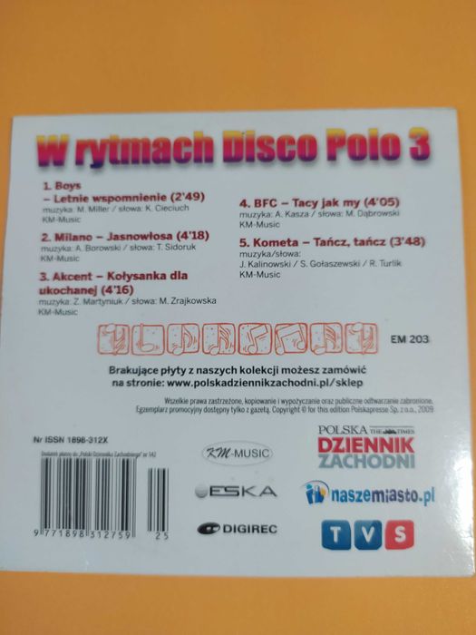 Płyta CD: W rytmach disco polo 3
