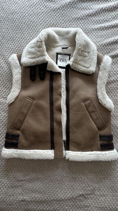 Жилет дублянка ZARA, розмір М