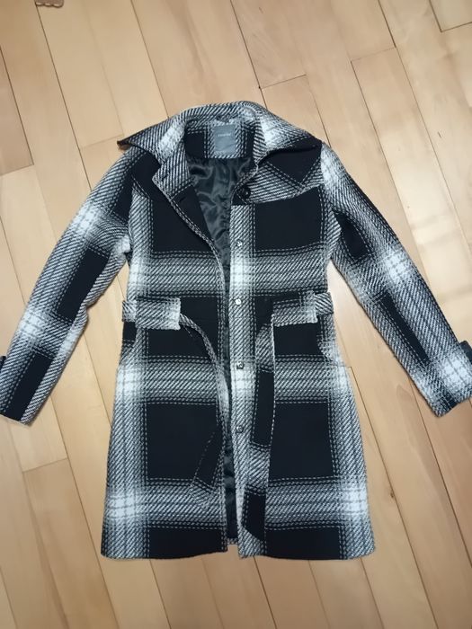 Welniany plaszcz damski