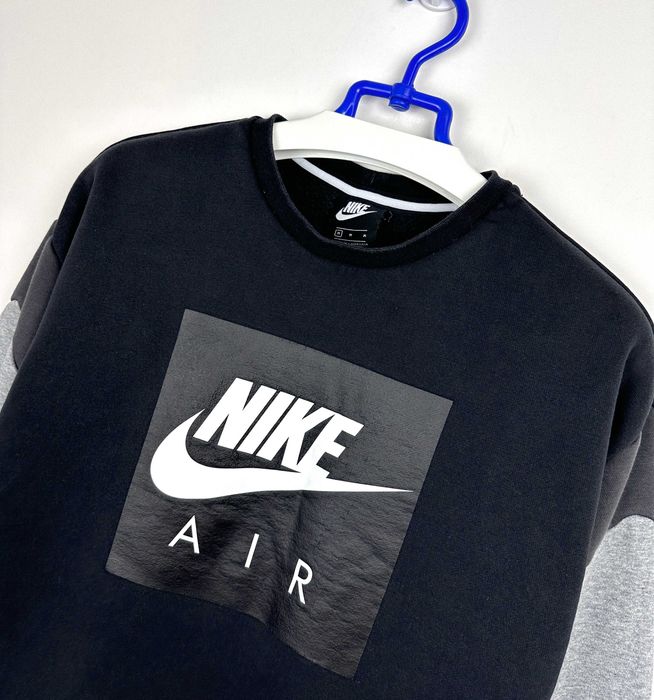 Bluza męska NIKE basic crewneck logo r. S/M