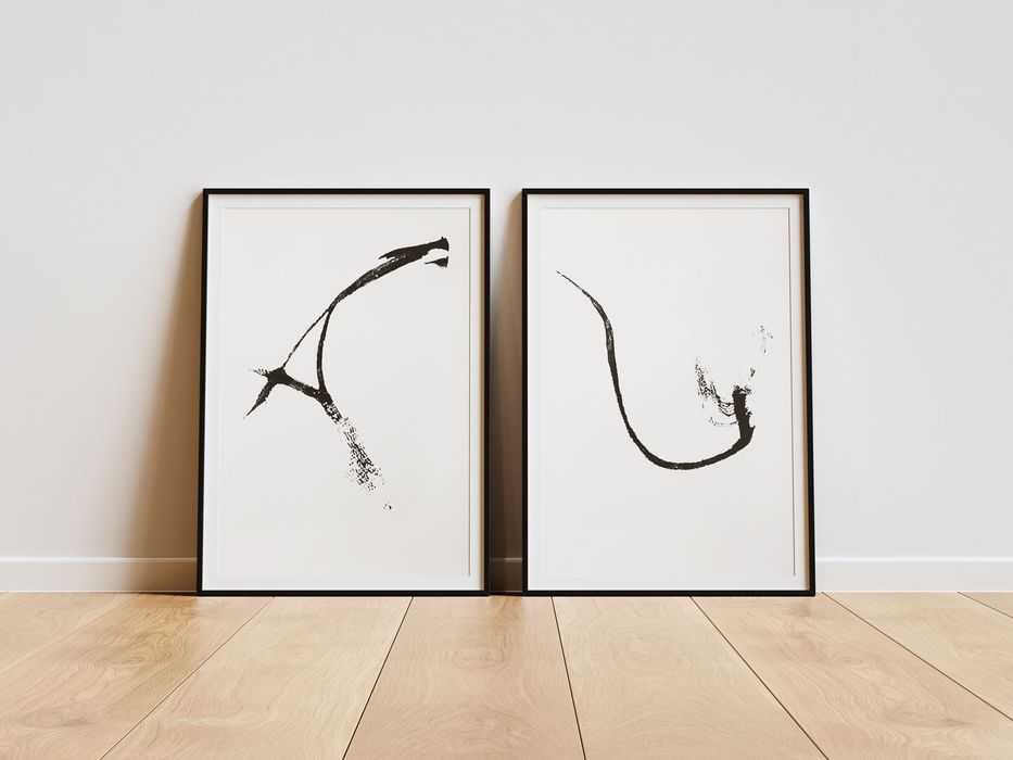 Grafika dyptyk 50x70 "Słodka Agresja"