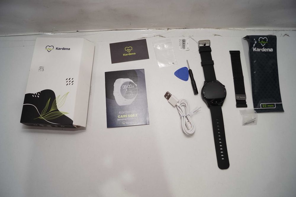 1556 Kardena Care SOS 2 wykrywanie upadku GPS smartwatch zegarek SIM