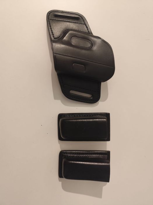 Kabura i ładownice skórzane do Glock 19, 17, 45
