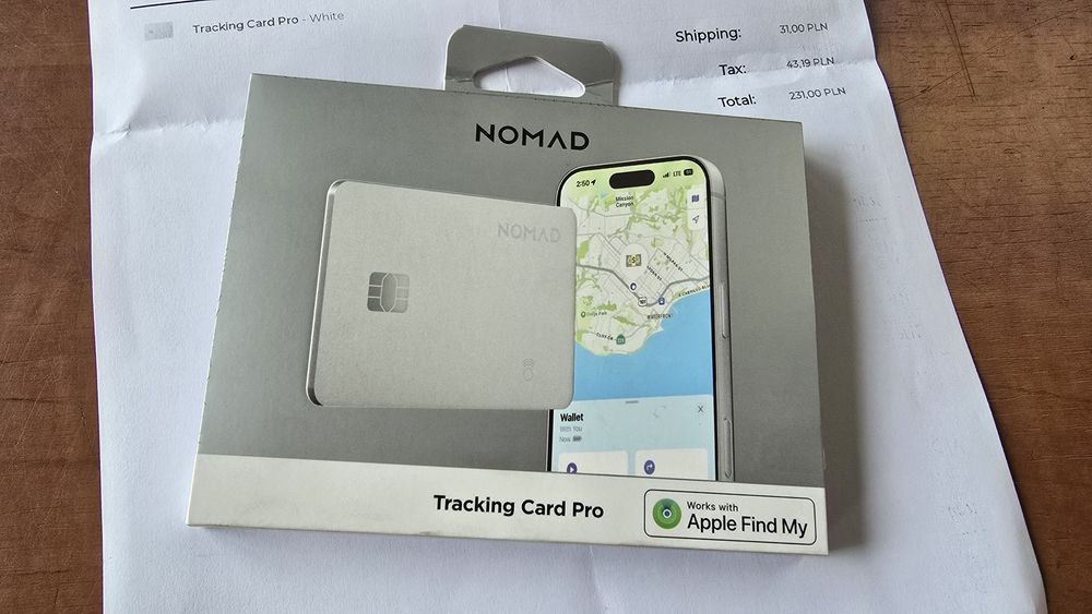Nomad Tracking Card Pro Apple nowa