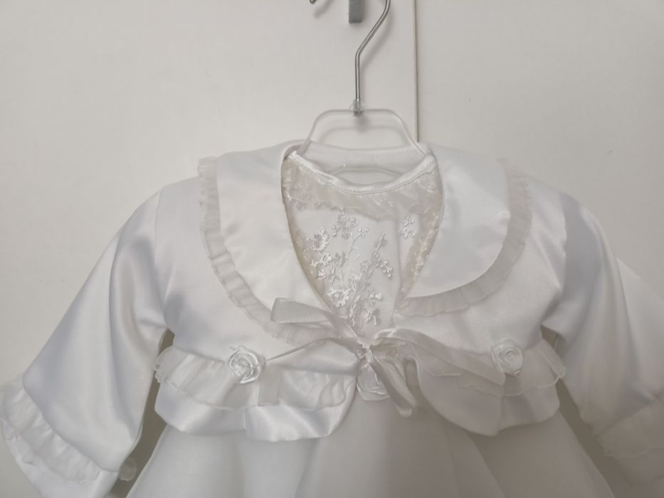 Komplet dla dziewczynki do chrztu, Sukienka 62