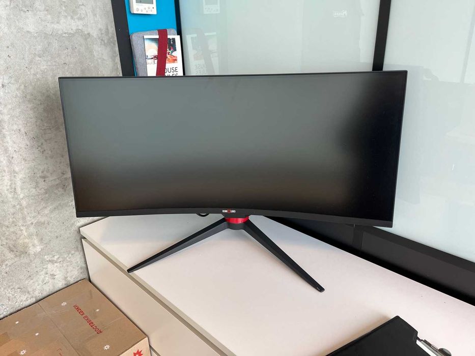 Монітор QUBE Overlord C34UQ144 34" вигнутий ultrawide 144Hz