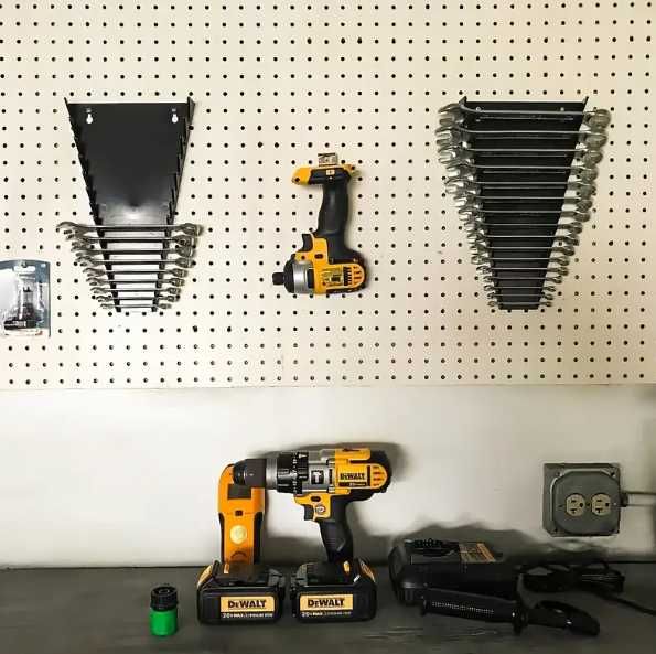 Настінний Органайзер тримач для інструменту гайкових ключів 16 місць