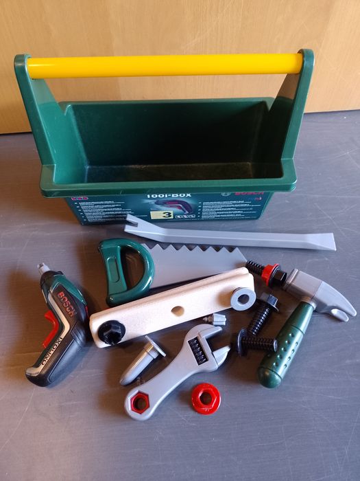 Walizka z narzędziami dla dzieci tool box bosch klein