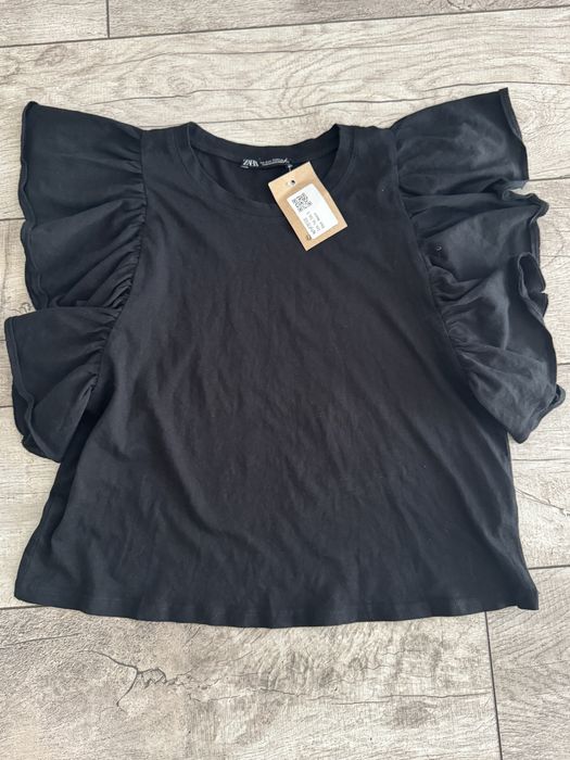 t-shirt bawlniany Zara