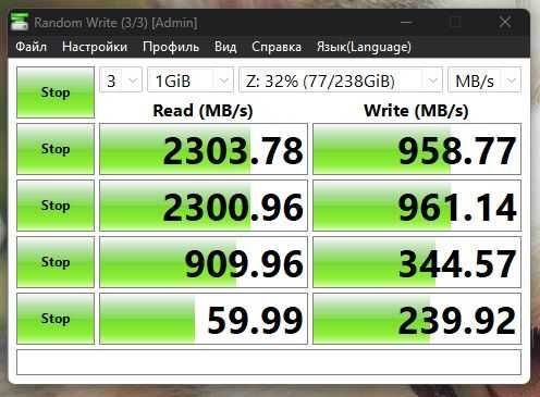 SSD Samsung 950 pro 256gb, прошивка не обновлена, здоровье 96%