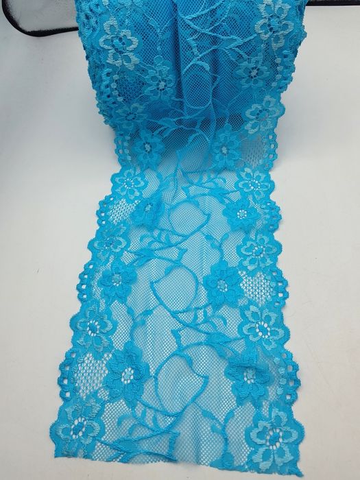 Koronka turkus szer.16,50 cm,