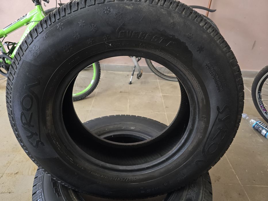 2 Opony 215/75/16c zimowa i letnia