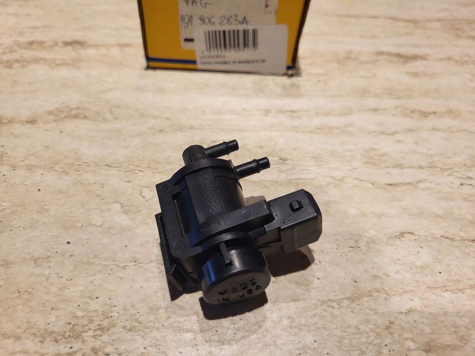 Zawór sterujący do instalacji EGR ELEKTROZAWÓR PODCIŚNIENIA VAG AUDI 80 B4, A3; SEAT ALHAMBRA, AROSA, CORDOBA, IBIZA II, INCA, TOLEDO I; SKODA FELICIA I, FELICIA II; VW BORA, BORA I, CADDY II 1.3-2.8 03.91-12.13