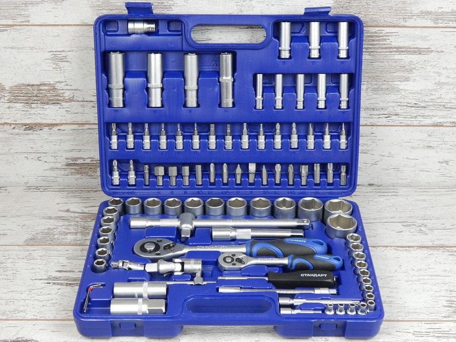Набор инструментов СТАНДАРТ (94 предмета) набор головок набор ключей