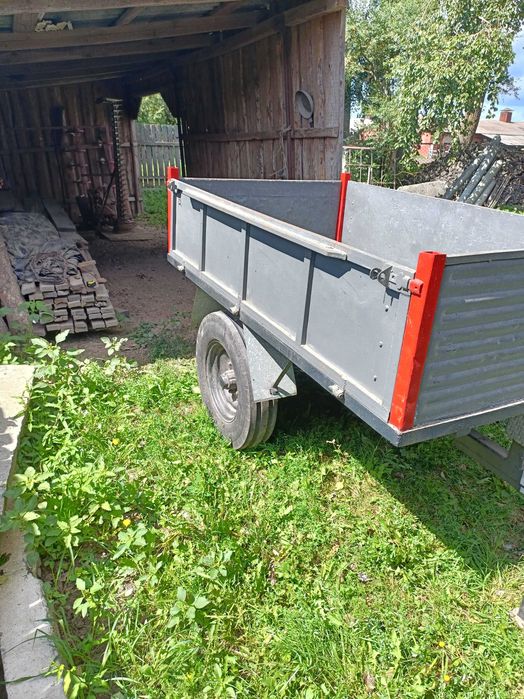 Причеп до мінітрактора одновісний