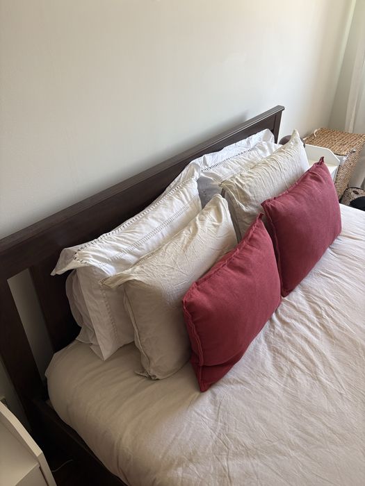 Cama SONGESAND IKEA Castanho Nogueira