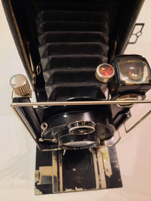 Sprawny, zabytkowy  IHAGEE AUTO-ULTRIX 6x9 ( 1928 rok ) + Trioplan 4,5