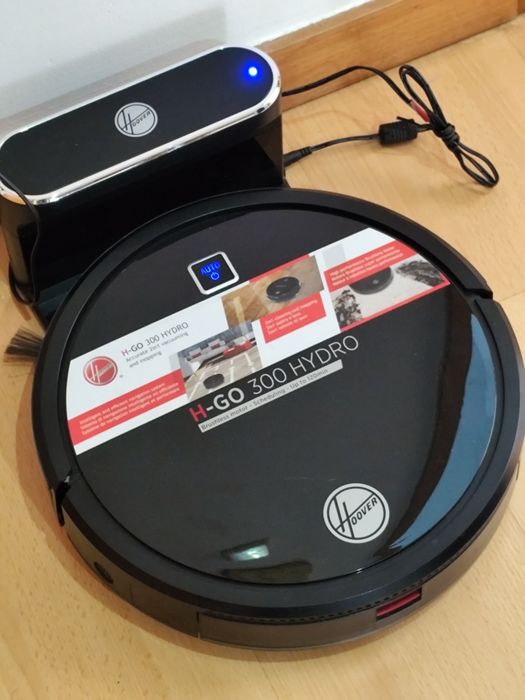 Aspirador Robô Hoover H-Go 300 Hydro Com Mopa