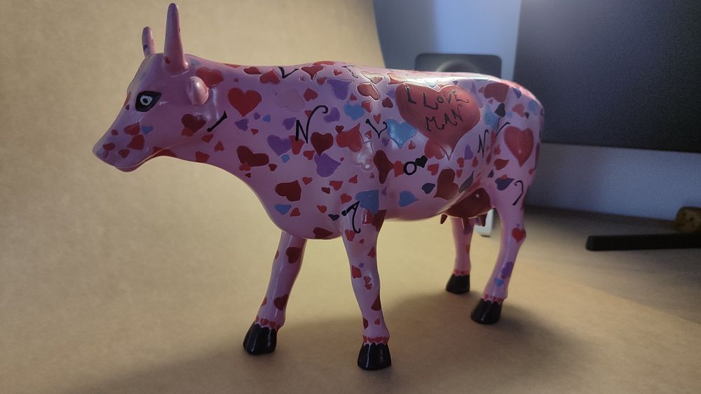 Vaca colecionável cow parade. Sem caixa. Muito raro