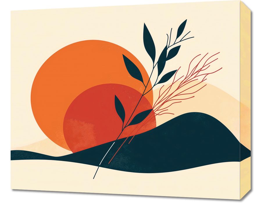 Obraz 60x50cm Zmierzch w Ciszy