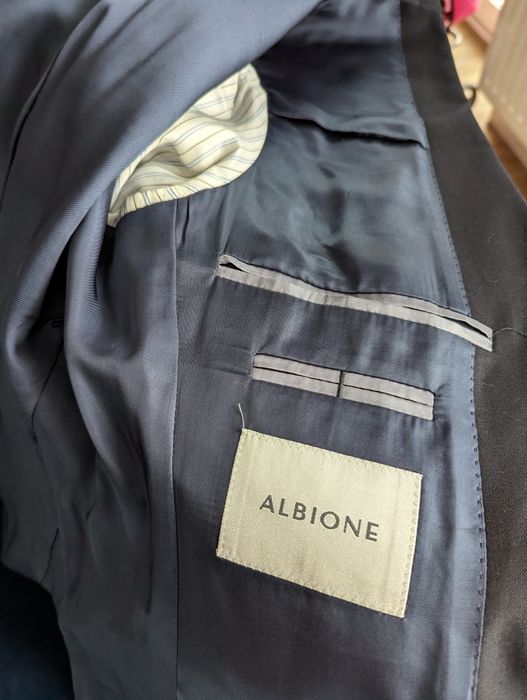 Garnitur Albione, 100% wełna jak nowy + pokrowiec