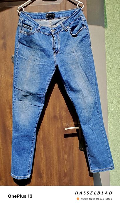 Spodnie jeansowe Gucci, rozm 34.