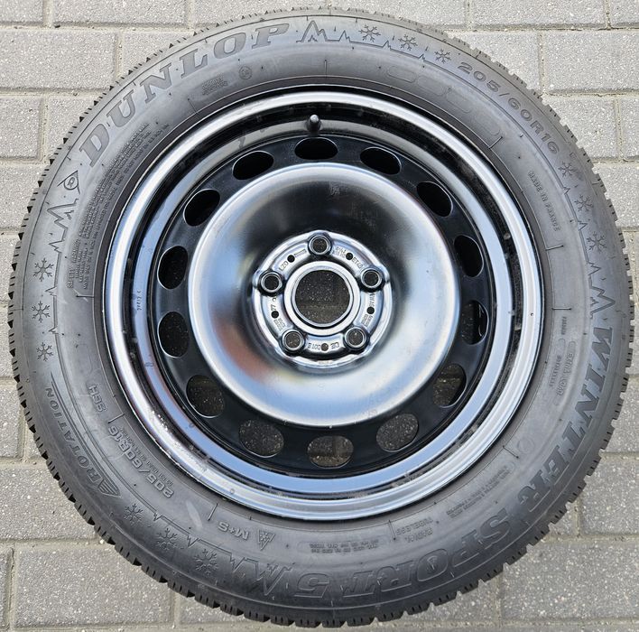 4x Felgi stalowe Volkswagen 16 5x112 ET46 57,1 Caddy Golf Jetta [1251]