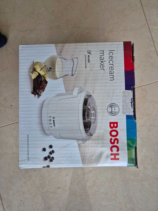 Bosch Ice Cream Maker MUM5 – przystawka do lodów | NOWA, nieużywana