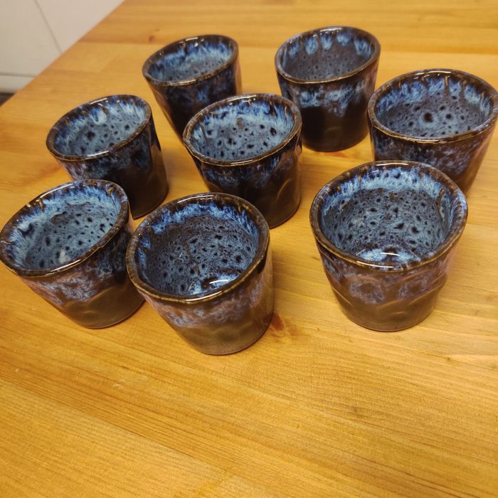 Conjunto 8 copos de café - nunca usados