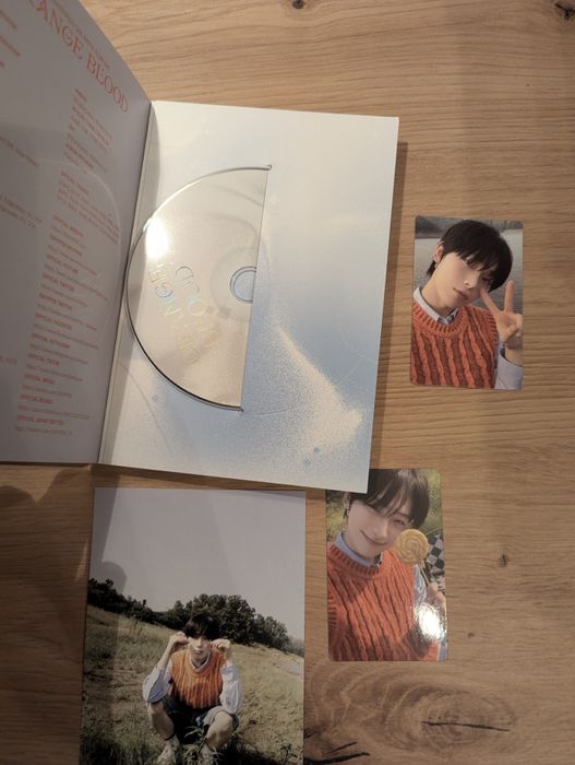 Album  wraz z płytą CD Enhypen Orange karty kpop