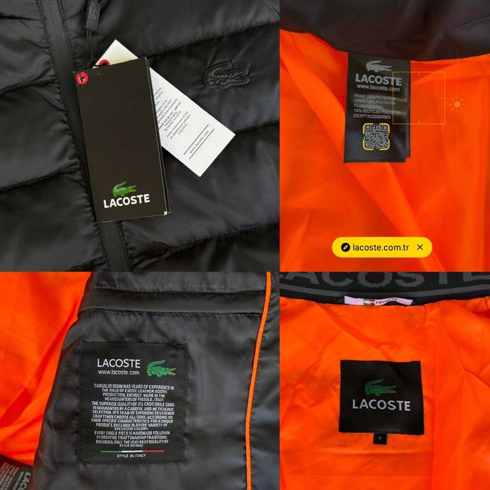 Куртка Lacoste Black на холофайбері premium до -8 i57