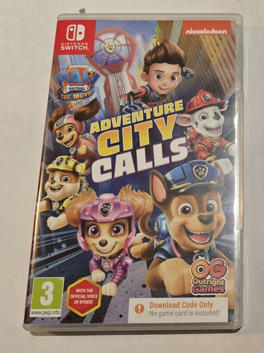 Nintendo Switch Gra Patrol Miasto Przygód Wzywa - Klucz aktywacyjny w