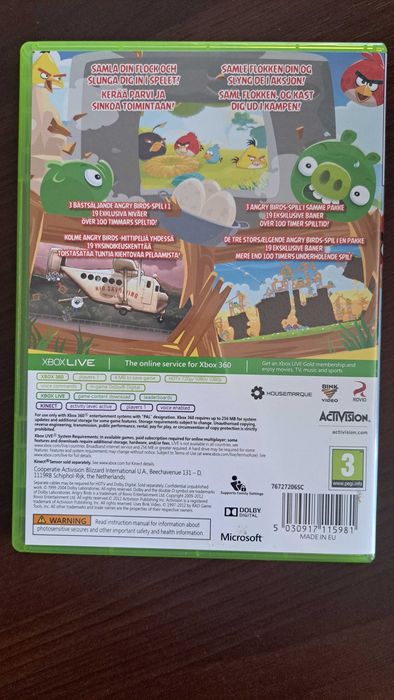 Angry Birds Trilogy Xbox 360 (stan 5/6)