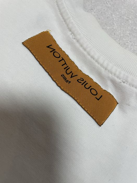 Футболка Louis Vuitton big logo white