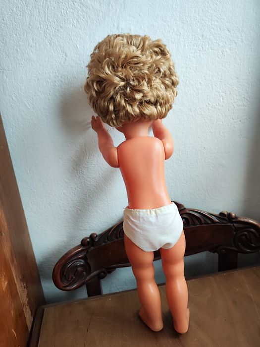 Stara Lalka PRL vintage 50 cm Krawal