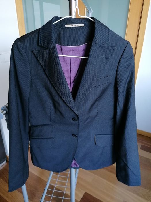 Fato Sacoor azul marinho senhora