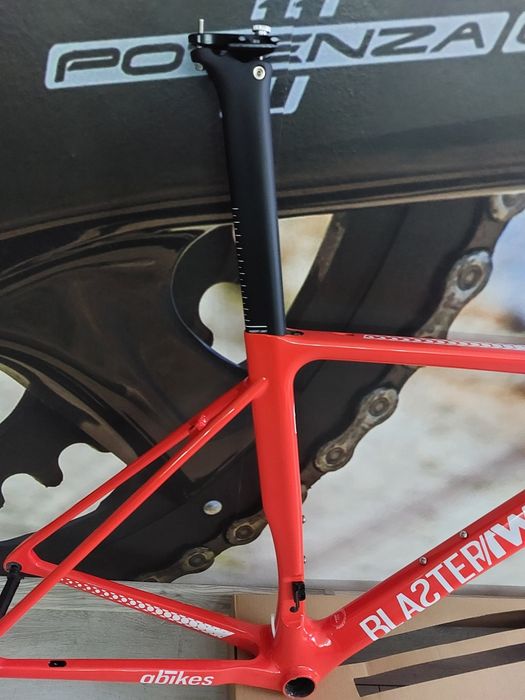 Nowy Frameset aero szosowy Carbon Qbike L 56
