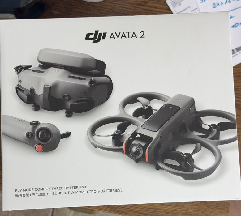 Квадрокоптер DJI Avata 2 Fly More Combo 3 -Battery FPV Drone